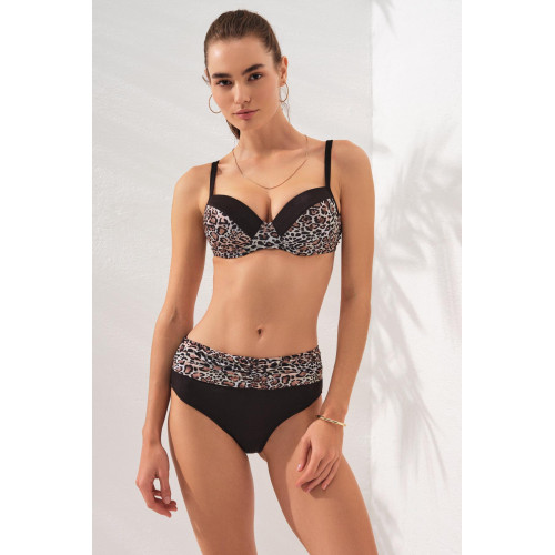 Pierre Cardin Melida Kaplı Parçalı Bikini Leopar 231233-D 231233-D-LEOPAR