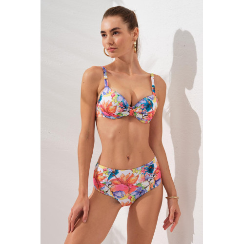 Pierre Cardin Gınger Balenli Kaplı Bikini Takım Garden 231235-D 231235-D-GARDEN