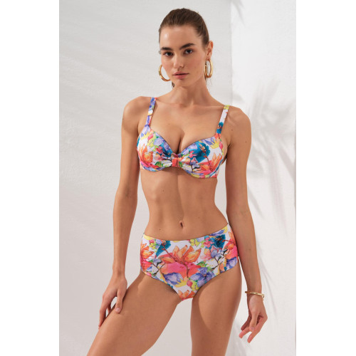 Pierre Cardin Gınger Balenli Kaplı Bikini Takım Garden 231235-D 231235-D-GARDEN