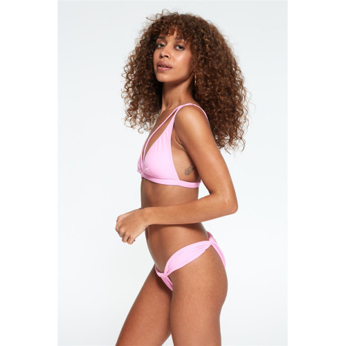 Pierre Cardin Uzun Üçgen Brazilian Bikini Takım Pembe 217317 217318-PEMBE