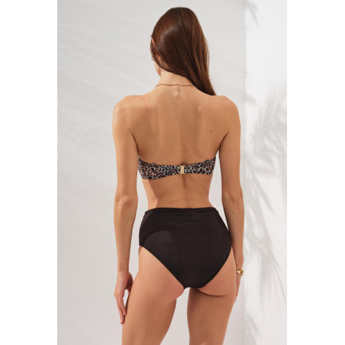 Pierre Cardin Anna Soft Straplez Bikini Takım Leopar 231239-D 231239-D-LEOPAR