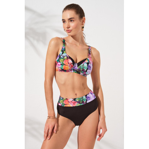 Pierre Cardin Herve Toparlayıcı Balenli Bikini Takım Violet 231230-D 231230-D