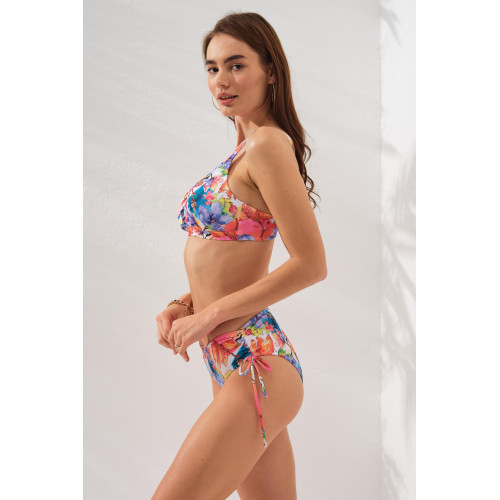 Pierre Cardin Rhode Bantlı Toparlayıcı Bikini Takım Garden 231237-D 231237-D-GARDEN