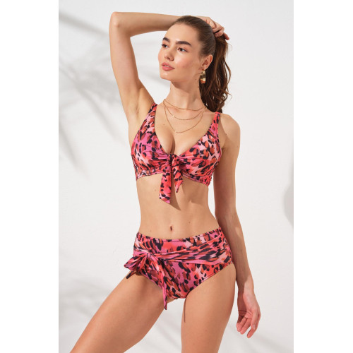 Pierre Cardin Lolita Balenli Toparlayıcı Bikini Takım Blush 231232-D 231232-D-BLUSH