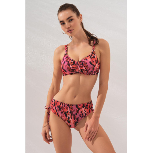 Pierre Cardin Curly Soft Pedli Toparlayıcı Bikini Takım Blush 231248-D 231248-D-BLUSH