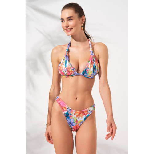 Pierre Cardin Dudi Kaplı Üçgen Bikini Takım Garden 231224-D 231224-D-GARDEN